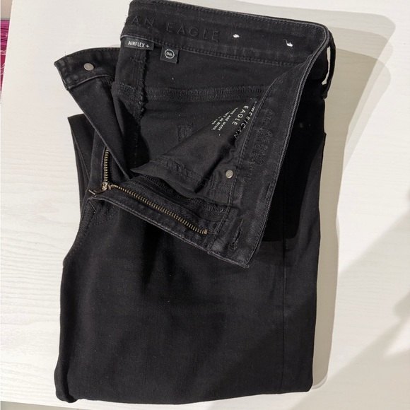 American Eagle men’s Athletic Skinny Black Jeans size 32x32 - Picture 6 of 9